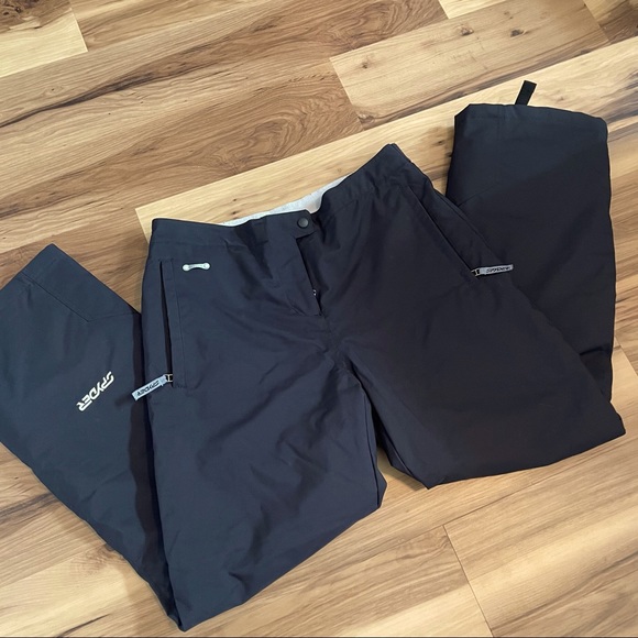Spyder Pants - Spyder XT 6000 women’s black lined ski snowboard snow pants- Size 12